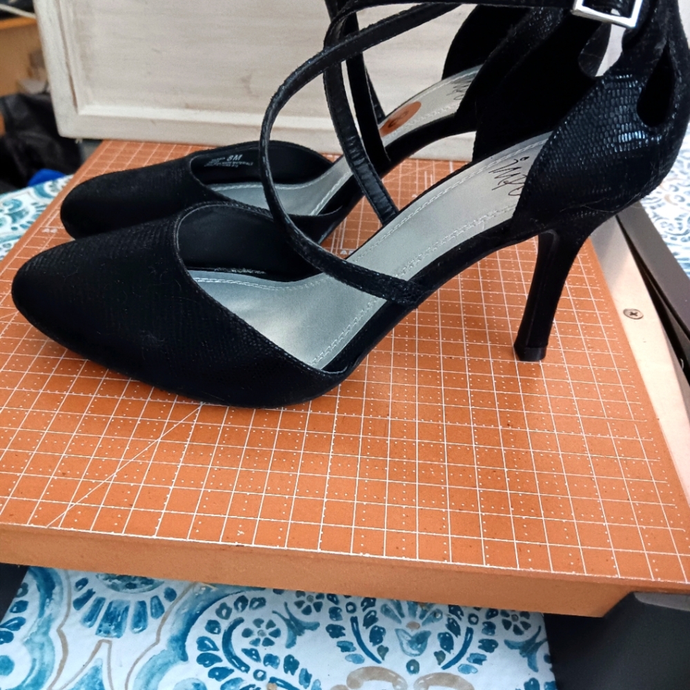 Black Heeled Sandals